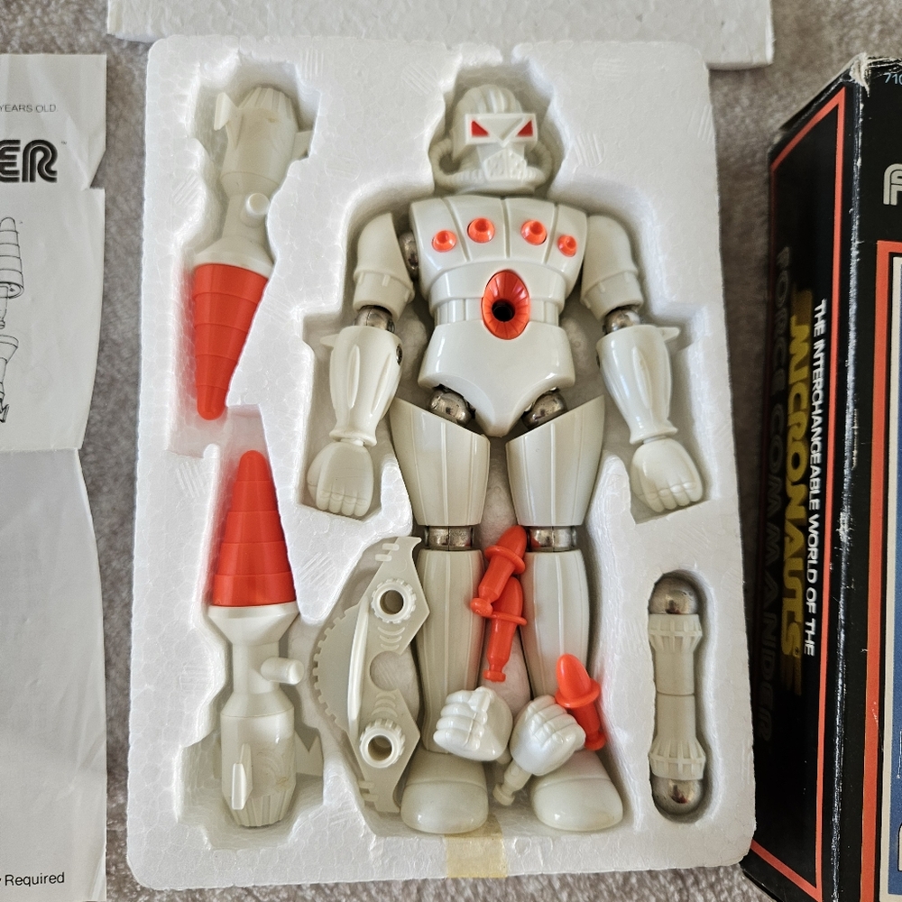 ❌️❌SOLD❌️❌️ VtgMICRONAUTS Force Commander Action Figure Mego 1977 w box - Picture 5 of 12